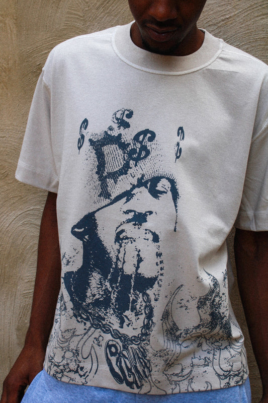 Grey/Bone “Redman Tee”