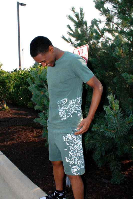 Rebel Lands Tee & Shorts Set