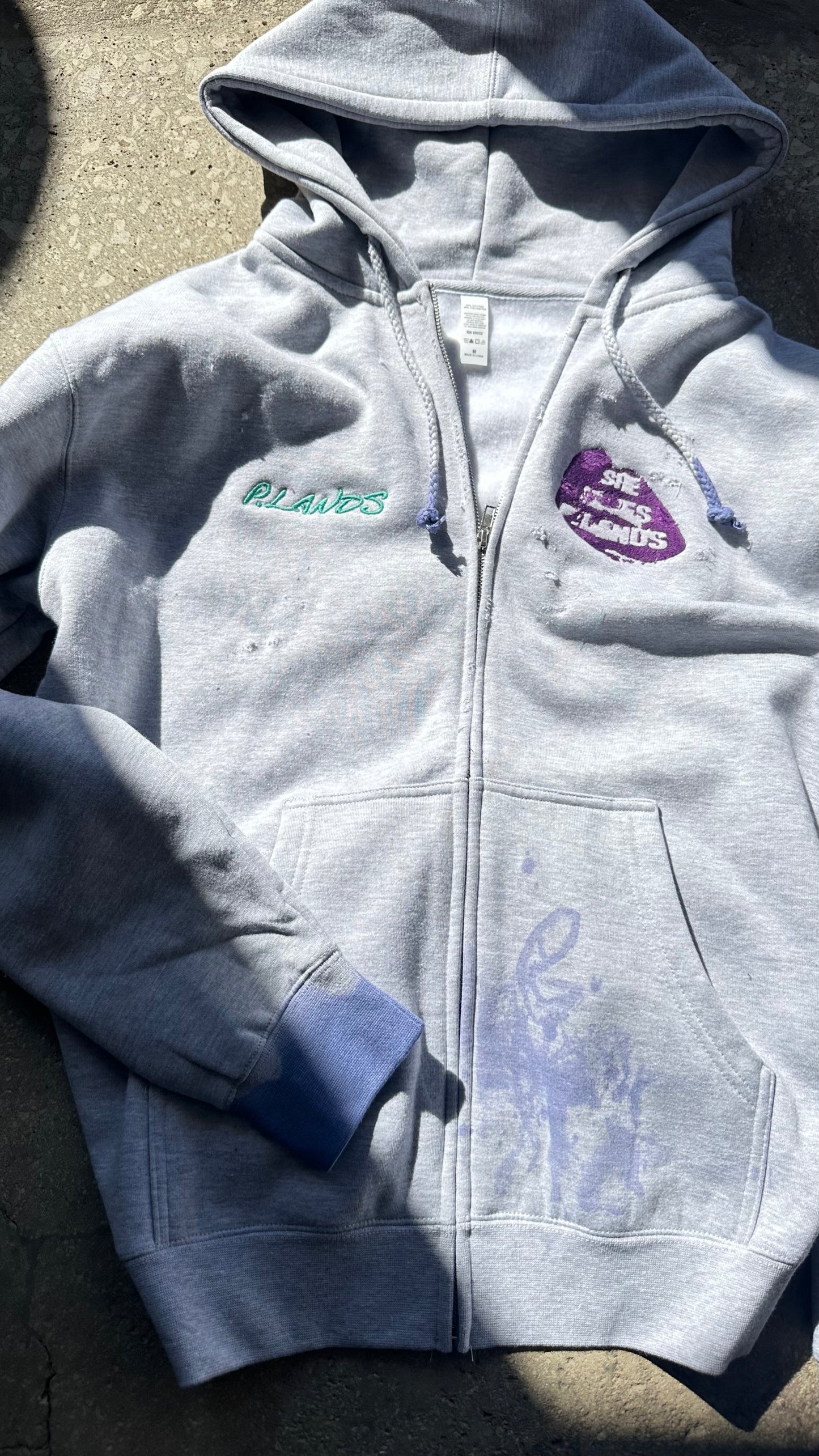 “SHE LUV” Full Zip Sample