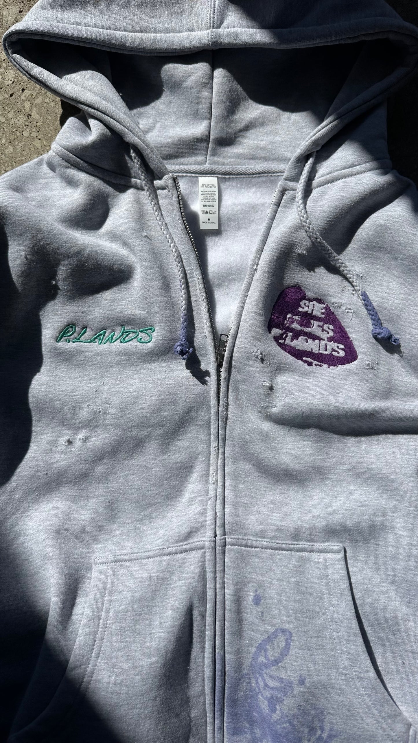 “SHE LUV” Full Zip Sample