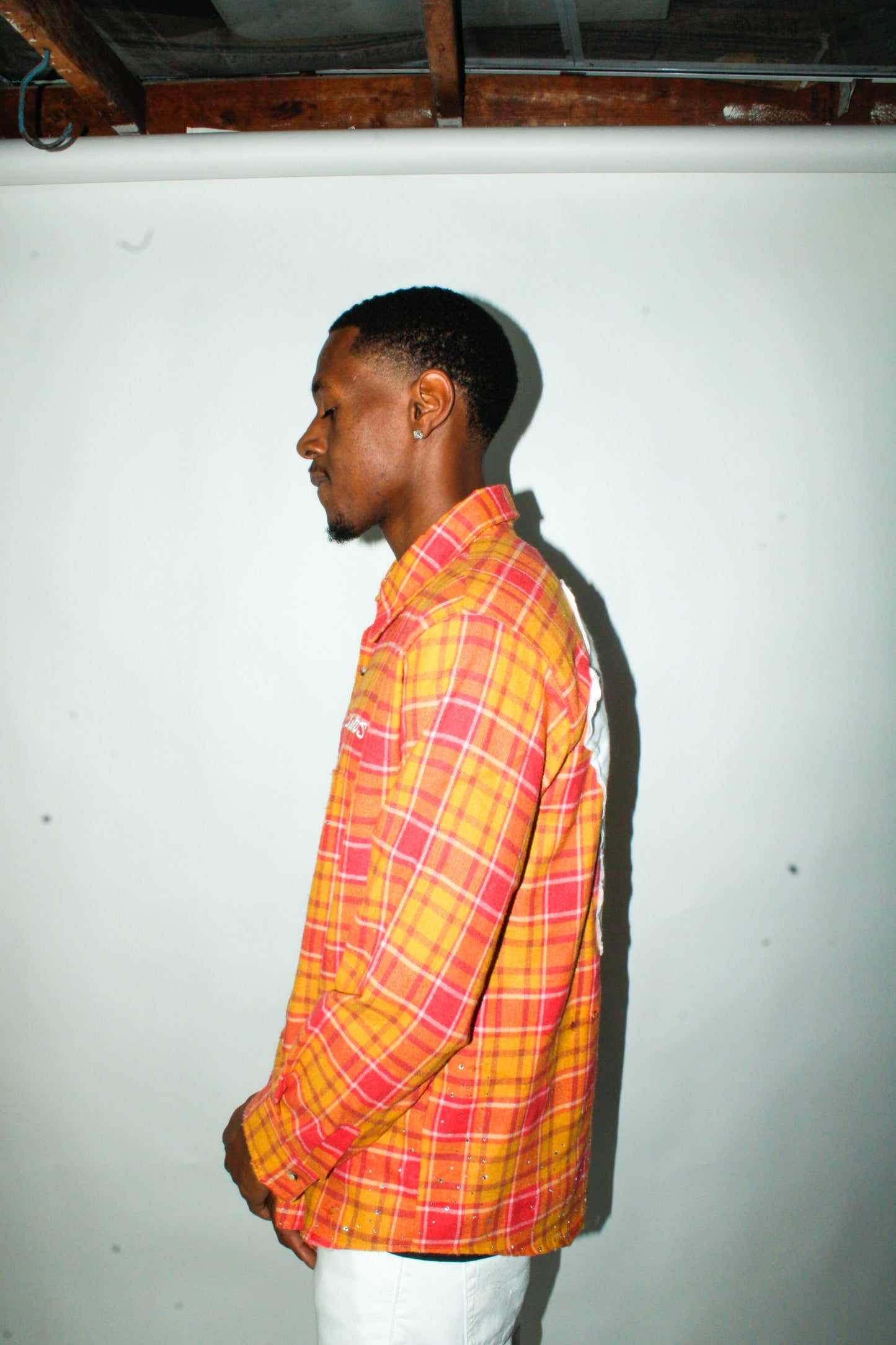 Big P Rhinestone Flannel