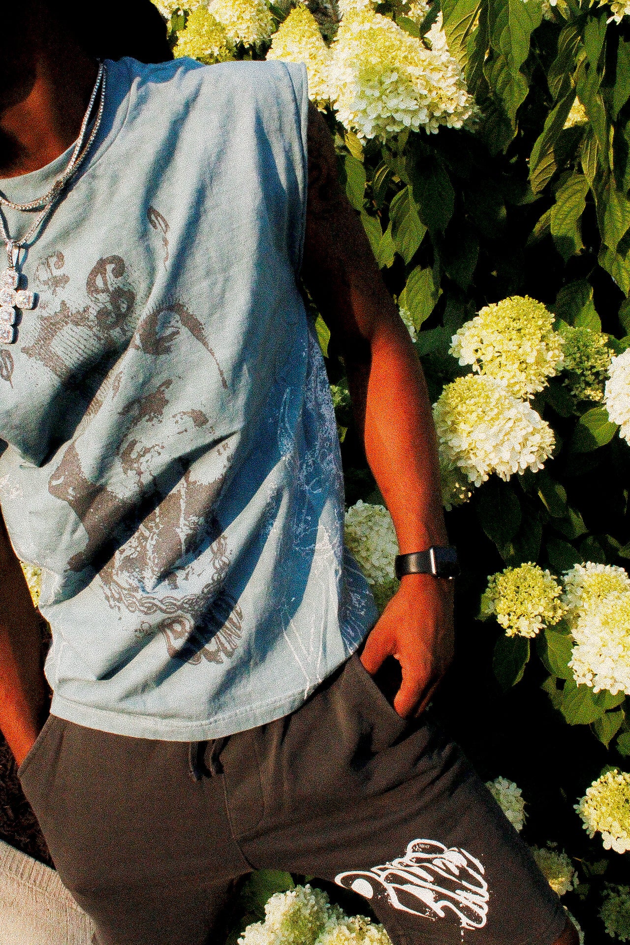 “Chain Reaction” Sleeveless Tee