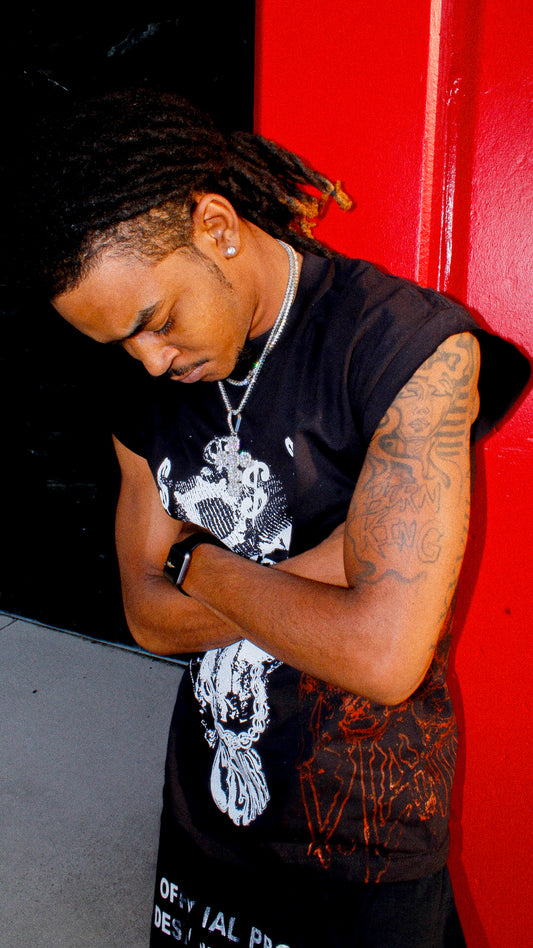 “Chain Reaction” Sleeveless Tee