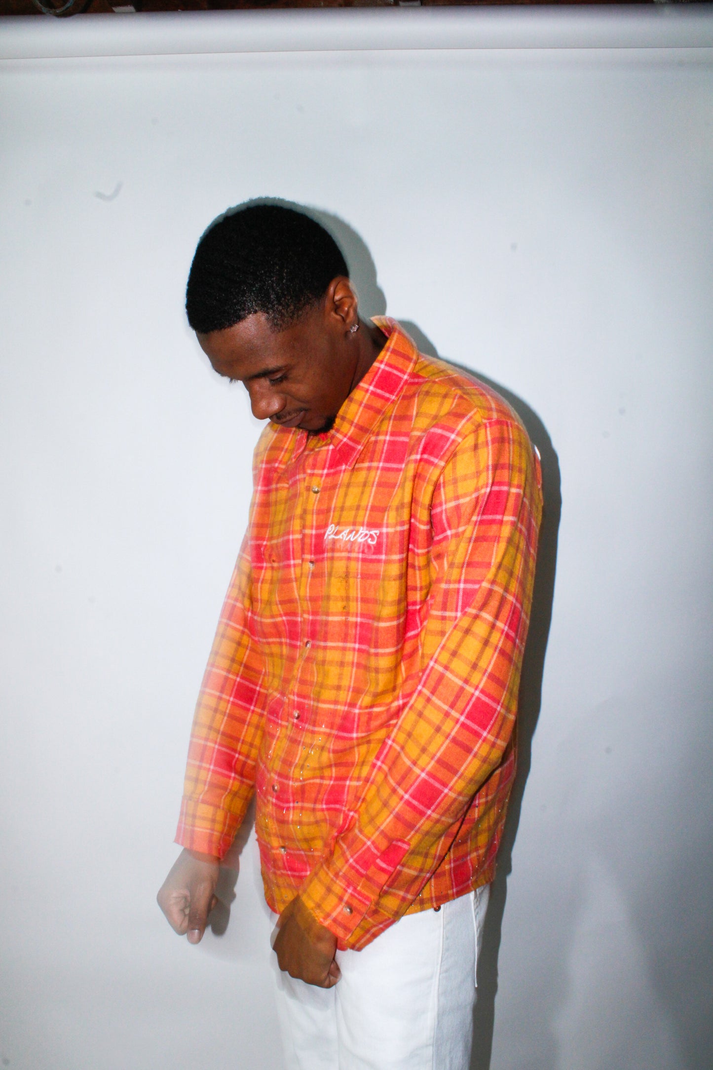 Big P Rhinestone Flannel