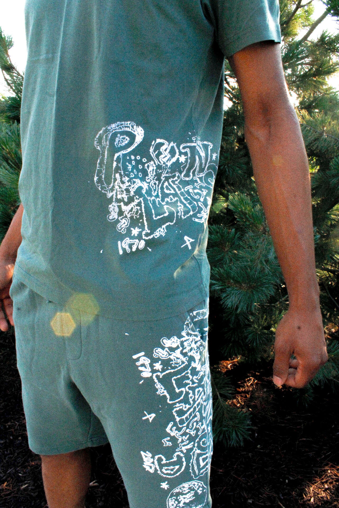 Rebel Lands Tee & Shorts Set