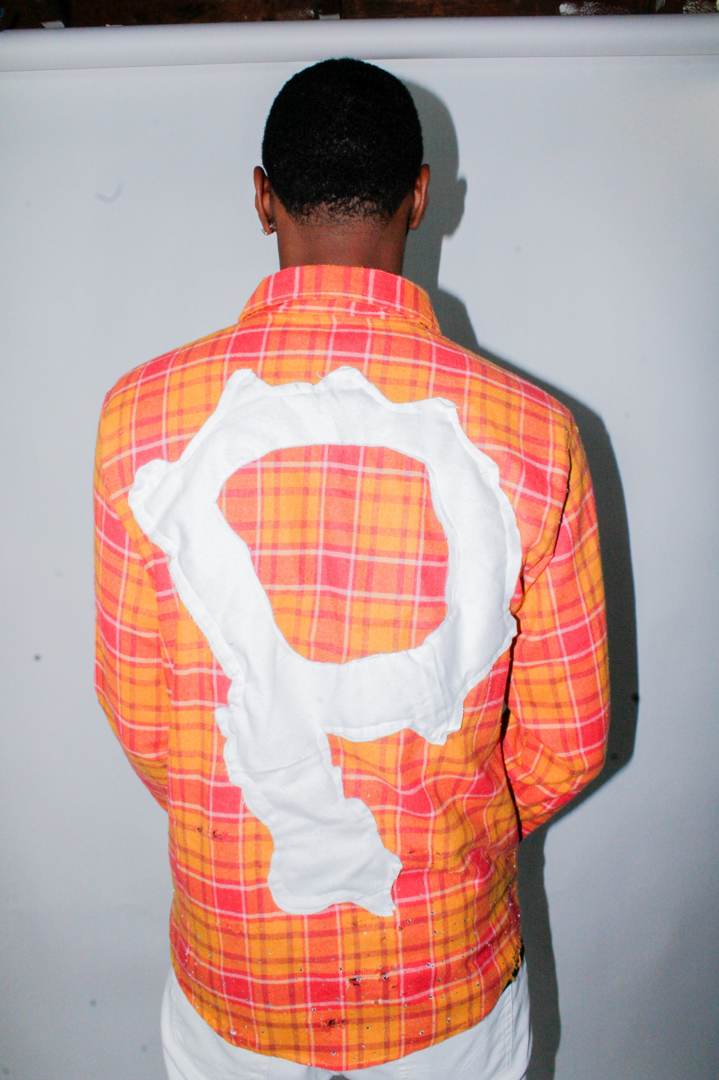 Big P Rhinestone Flannel