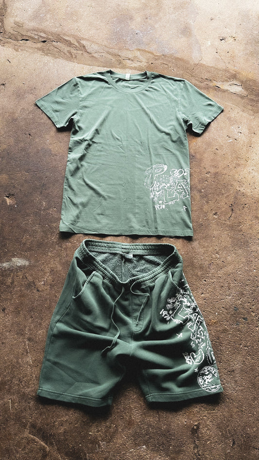 Rebel Lands Tee & Shorts Set